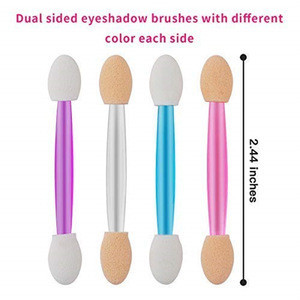 Disposable Dual Sides Eye Shadow Sponge Applicators with Container