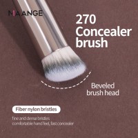 Maange Makeup Tools Nylon Hair Vegan Soft Single Brushes Beveled foundation Brush Concealer Brush