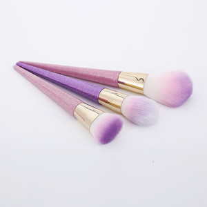 Mixed Brush Set 6 Pcs - Frosted Pink Multifunctional Makeup Brushes