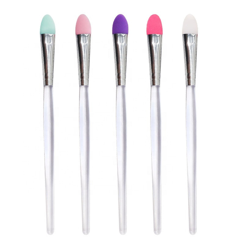 5 Pcs Soft Silicone Head Eyeshadow Brush Set