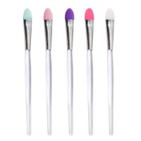 5 Pcs Soft Silicone Head Eyeshadow Brush Set