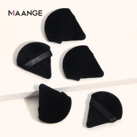 6pcs Velvet Cosmetic Puff Triangle Powder Puff