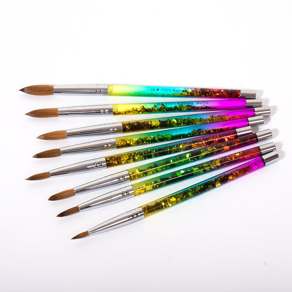 Professional Nail Art Acrylic Custom Brushes