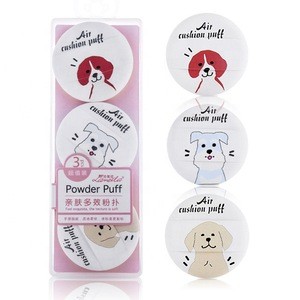 Round soft  latex free beauty makeup sponge cosmetic puff air cushion puff