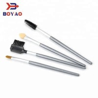 2019 hot selling discount travel kits 4pcs powder makeup foundation brush set