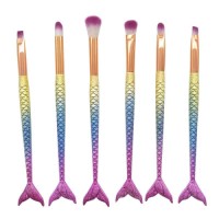 6 Pcs Mermaid Eye Brush